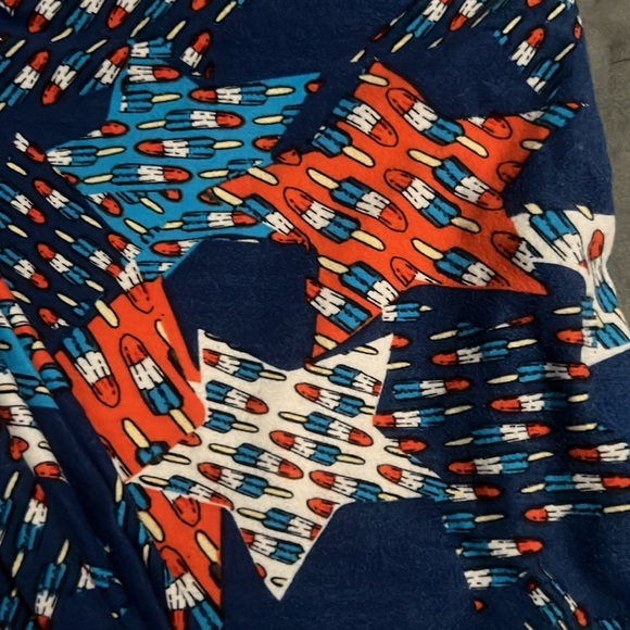 LuLaRoe Rocket Pop leggings OS - Picture 2 of 3